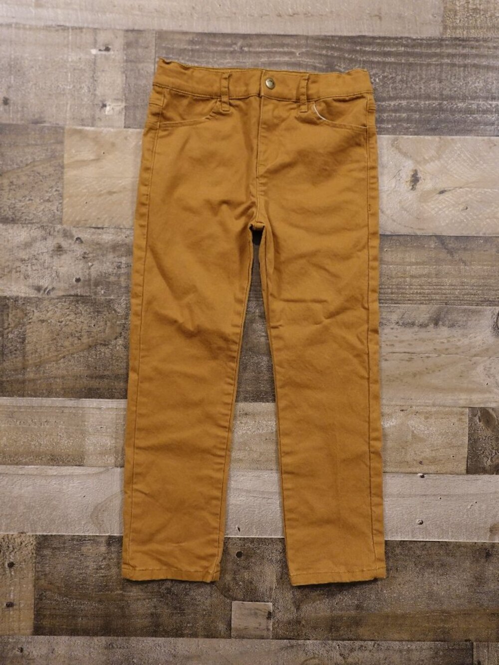 Appaman Skinny Pants Boys 7 Brown Stretch Chino Casual School